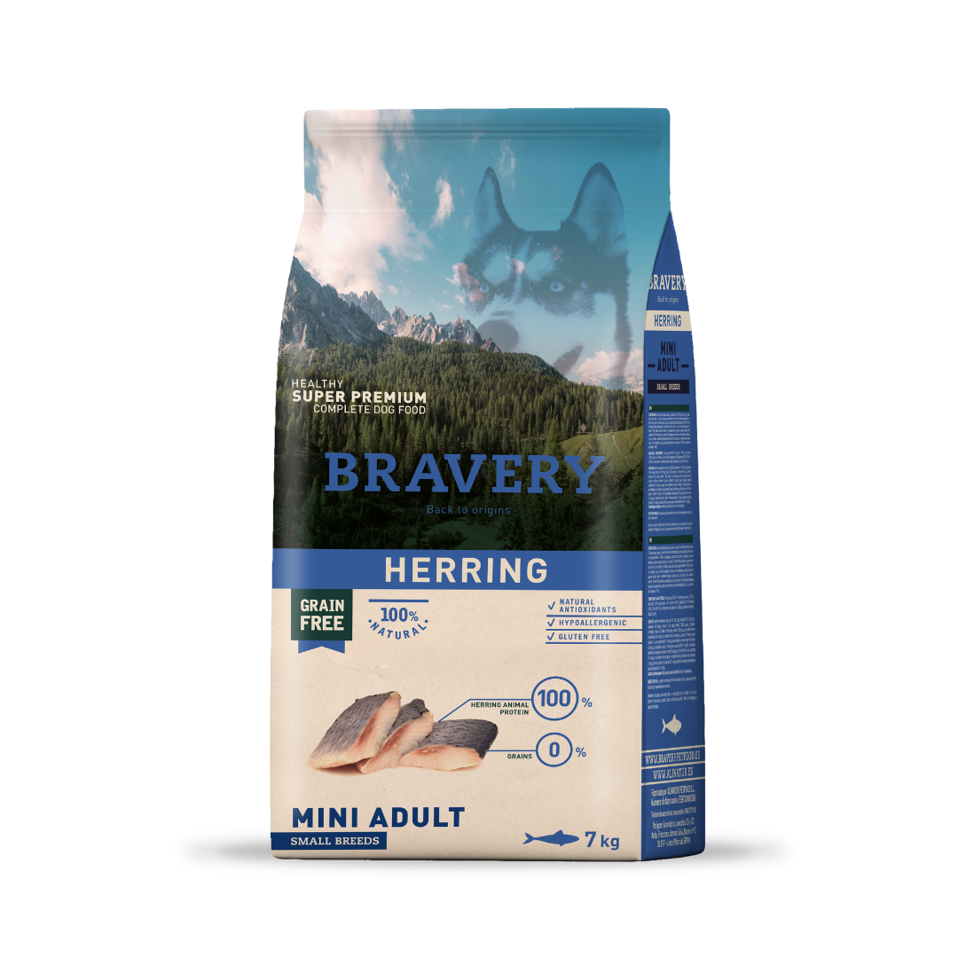 BRAVERY ARENQUE HERRING ADULT SMALL BREEDS 7KG