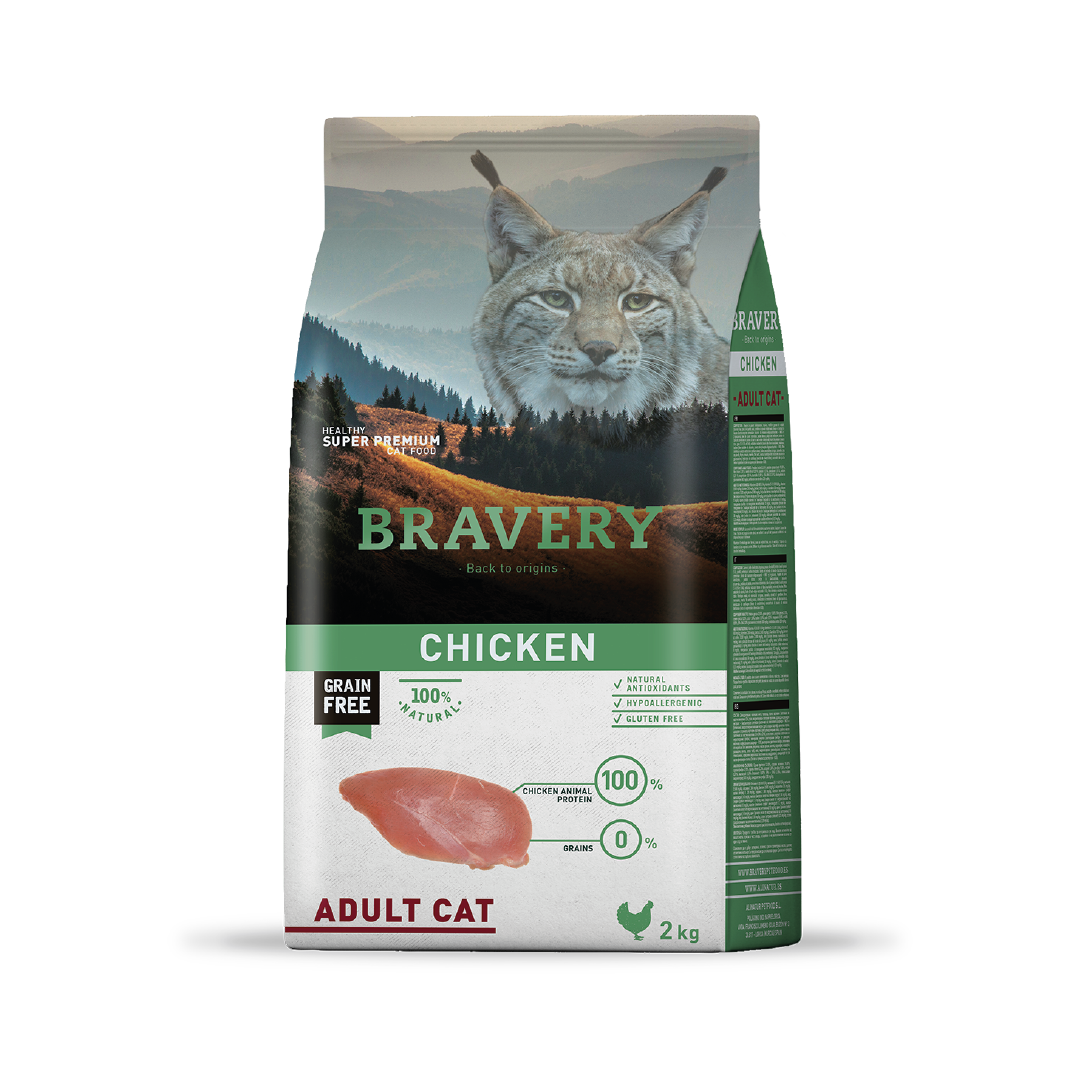 BRAVERY Adult Cat Pollo 2 kg