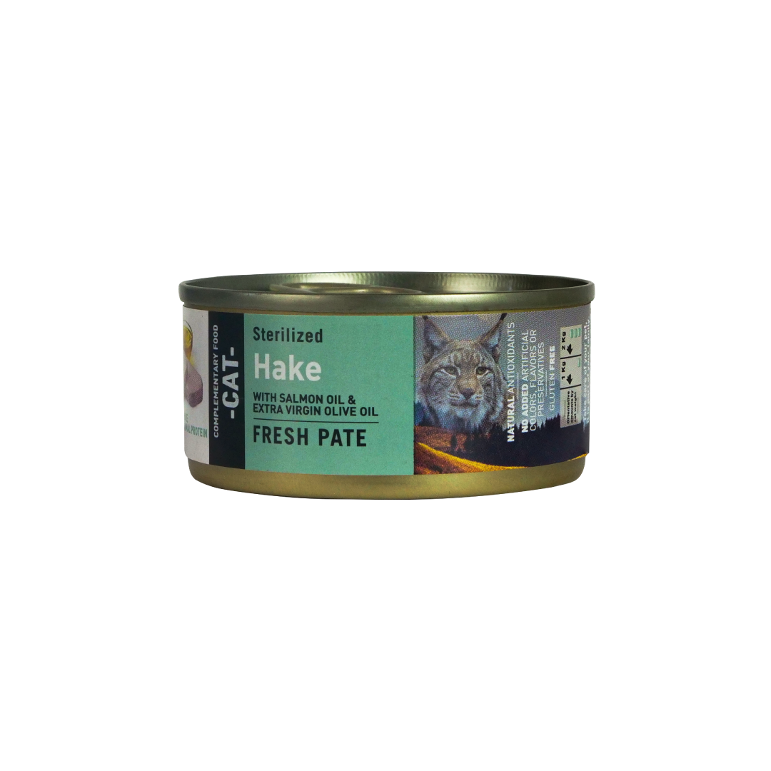 Alimento Bravery Para Gatos Esterilizados Merluza Lata 70 Gr