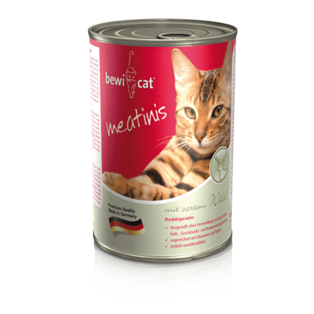 BEWICAT LATAS MEATINIS RICO EN VENADO 400 GR
