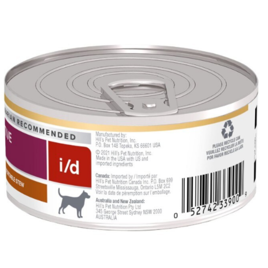 Alimento Hill's Prescription Diet Digestive Care I/d Para Perro Todos Los Tamaños Sabor Pollo Y Estofado De Vegetales En Lata De 5.5oz