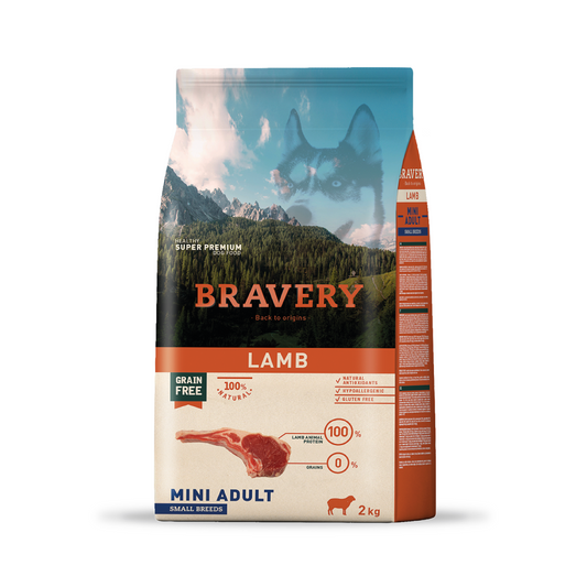 Bravery Adult Small Breed Cordero 2 Kg