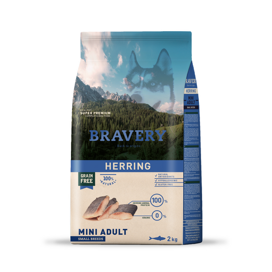 BRAVERY ARENQUE HERRING ADULT  SMALL BREEDS 2KG