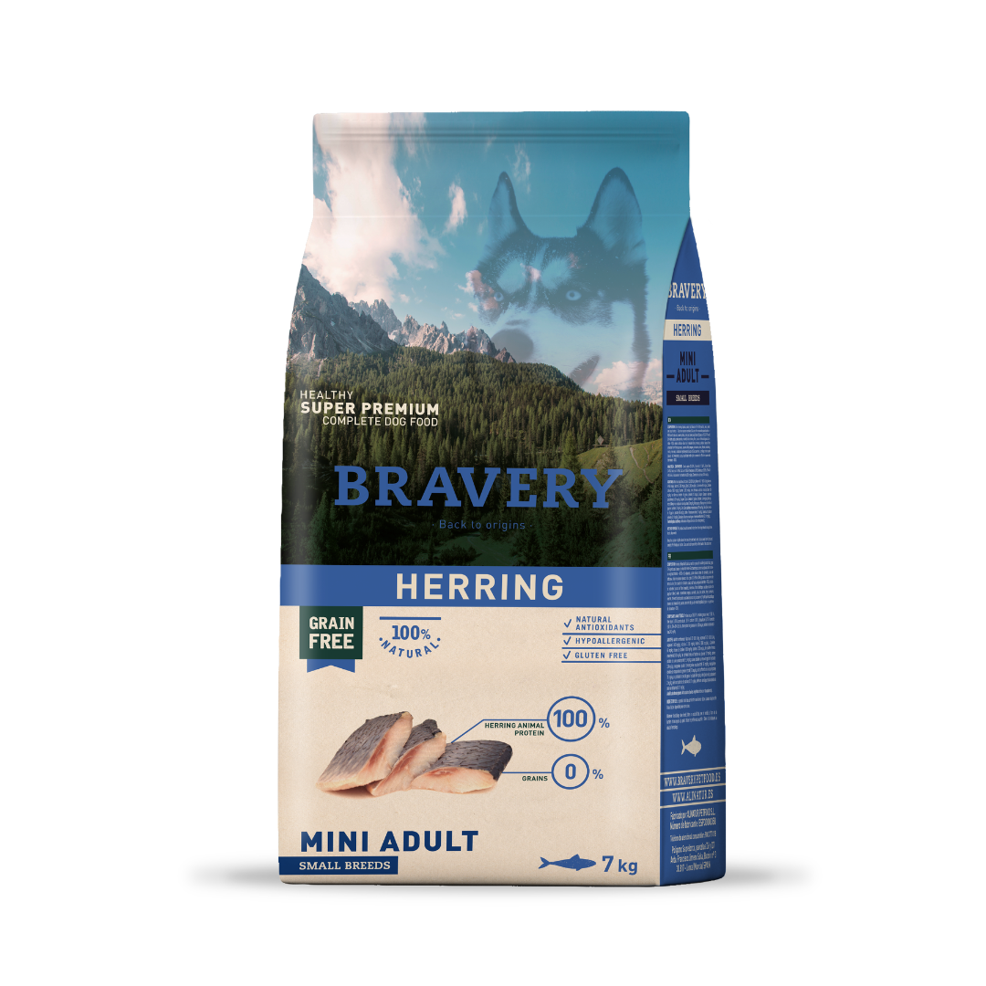 BRAVERY ARENQUE HERRING ADULT  SMALL BREEDS 7KG