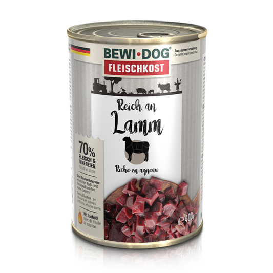 BEWI DOG® Rico en Cordero 400 g