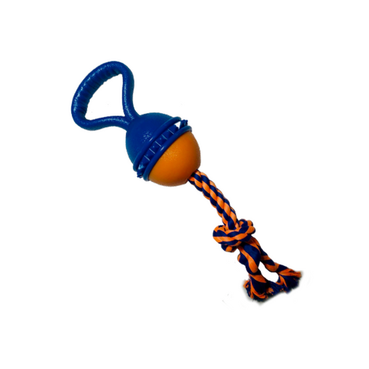 Warrior – Pelota de Goma con Cuerda para Tirar