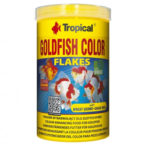 Alimento Peces Tropical Goldfish Color Flakes 500 Ml / 100g