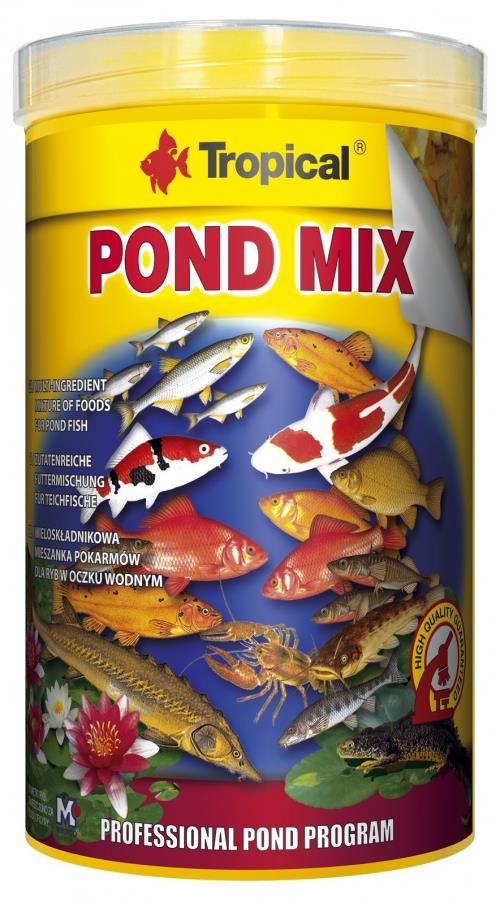 Alimento Peces Tropical Pond Mix 1000ml / 160 Gr